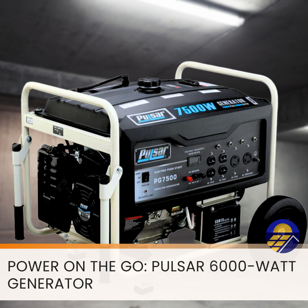 Power on the Go: Pulsar 6000-Watt Generator