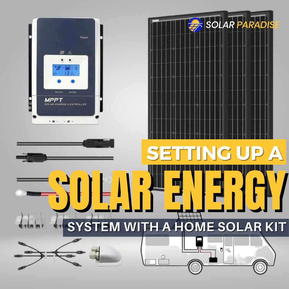 Setting Up a Solar Energy System With a Home Solar Kit