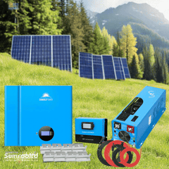 SunGoldPower Off-Grid Solar Kit 6000W 48VDC LifePo4 10.48KWH PowerWall Lithium Battery 8X370W Solar Panels