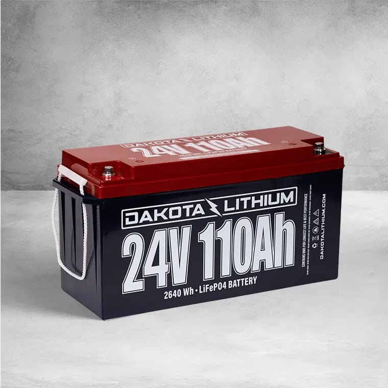 Dakota Lithium 24V/110Ah LiFePO4 Deep Cycle Single Battery