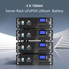 SunGoldPower Off-Grid 18000W 48VDC 120V/240V LifePo4 20.48KWH Lithium Battery 18X415W Solar Kit