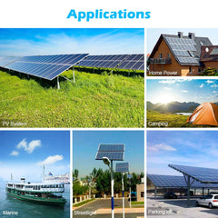 SunGoldPower 100 Watt Monocrystalline Solar Panel