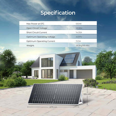 Renogy 2x Bifacial 550W Monocrystalline Solar Panel