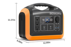 SOUOP UPP-1200 1200W Portable Power Station  