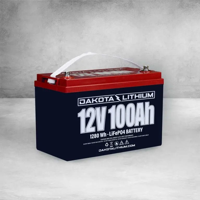 Dakota Lithium 12V/100Ah LiFePO4 Deep Cycle Battery With Can Bus
