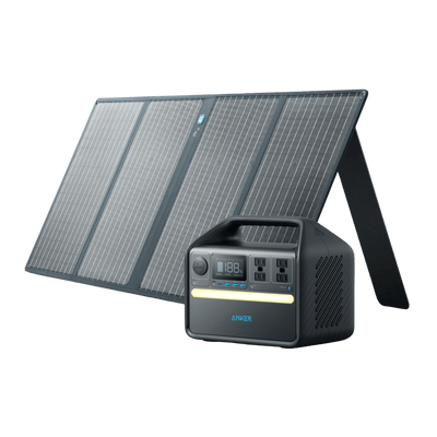 Anker 535 Solar Generator (PowerHouse 512Wh with 100W Solar Panel)