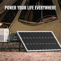 BougeRV 100W 12V 9BB Solar Panel