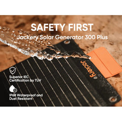 Jackery Explorer 300 Plus Solar Generator With SolarSaga 100W