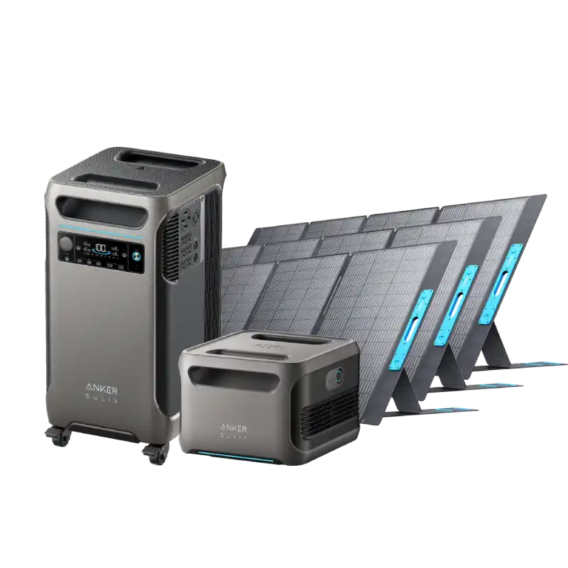 Anker SOLIX F2000 Solar Generator (Solar Generator 767 with 3× 200W Solar Panel)