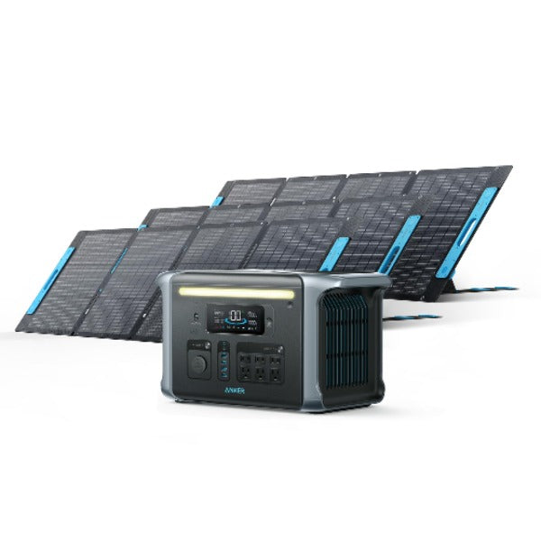 Anker SOLIX F1200 Solar Generator + 3 × 200W Solar Panel