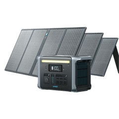 Anker SOLIX F1200 Solar Generator (Solar Generator 757 with 3× 100W Solar Panel)