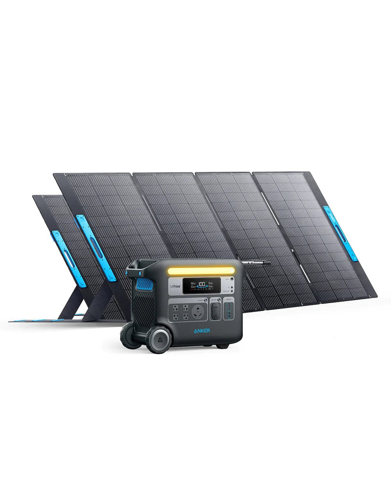 Anker SOLIX F2000 Solar Generator (Solar Generator 767 with 2× 400W Solar Panel)