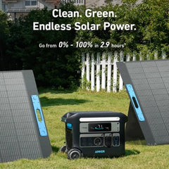 Anker SOLIX F2000 Solar Generator (Solar Generator 767 with 2× 400W Solar Panel)