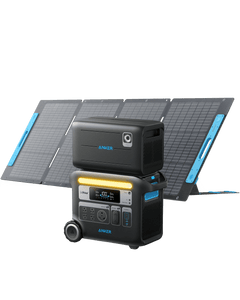 Anker SOLIX F2000 Solar Generator (Solar Generator 767 with 200W Solar Panel and Expansion Battery)