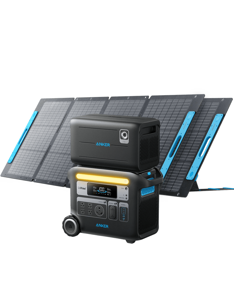 Anker SOLIX F2000 Solar Generator + Expansion Battery + 2 x 200W Solar Panel