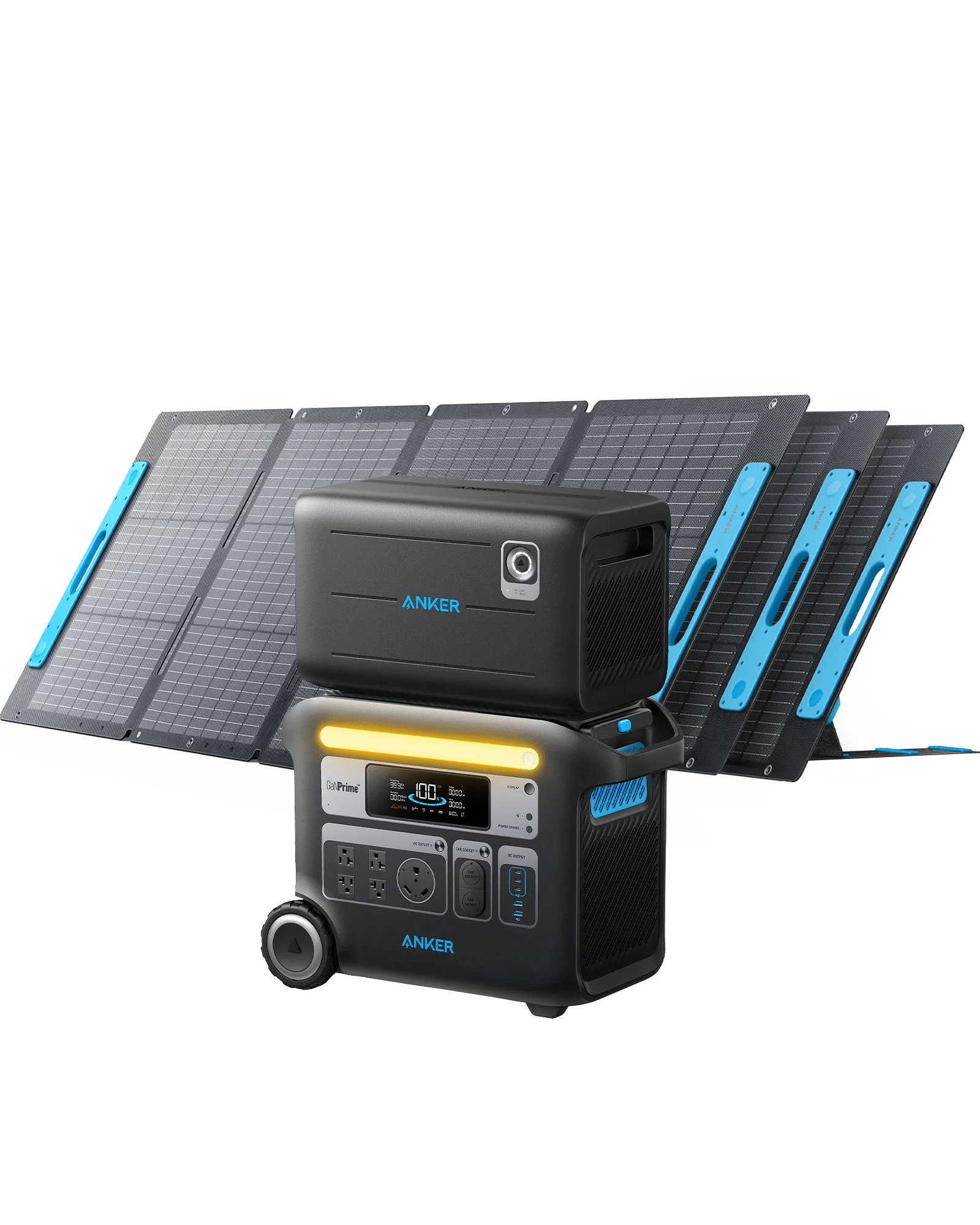 Anker SOLIX F2000 Solar Generator (Solar Generator 767 with 3x 200W Solar Panel and Expansion Battery)