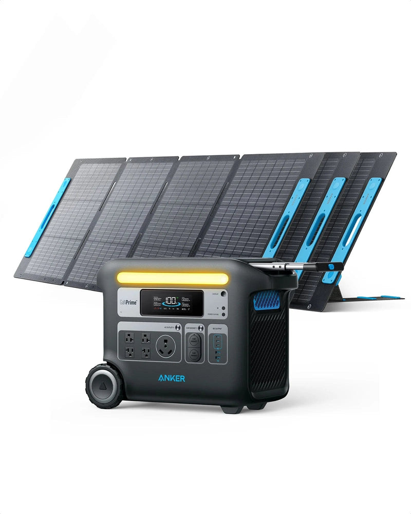 Anker SOLIX F2000 Solar Generator (Solar Generator 767 with 3× 200W Solar Panel)