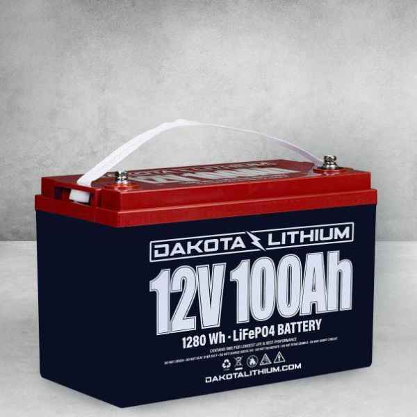 Dakota Lithium 12V/100Ah LiFePO4 Deep Cycle Battery – Solar Paradise