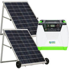 Nature's Generator 1x 100Ah Power Pod + 2x 100W Solar Panel Solar Generator Kit