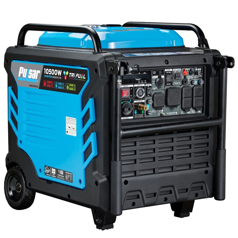 Pulsar 10500W Tri-Fuel Portable Inverter Generator with CO Sentry PGD105TiSCO