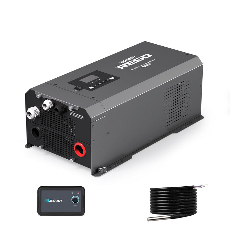 Renogy Rego 12V 3000W Pure Sine Wave Inverter Charger with LCD Display