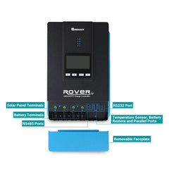 Renogy Rover 100 Amp MPPT Solar Charge Controller- showing more features / details