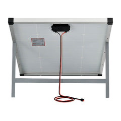 Rich Solar Mega 100W Monocrystalline Portable Solar Panel- back side view with open kickstand