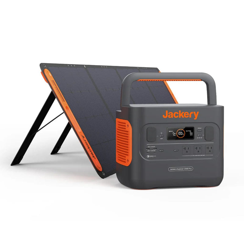 Jackery Explorer 2000 Pro Solar Generator With SolarSaga 200