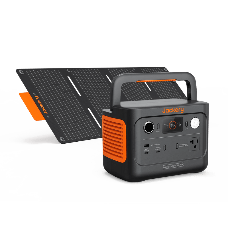 Jackery Explorer 300 Plus Solar Generator With SolarSaga 40W