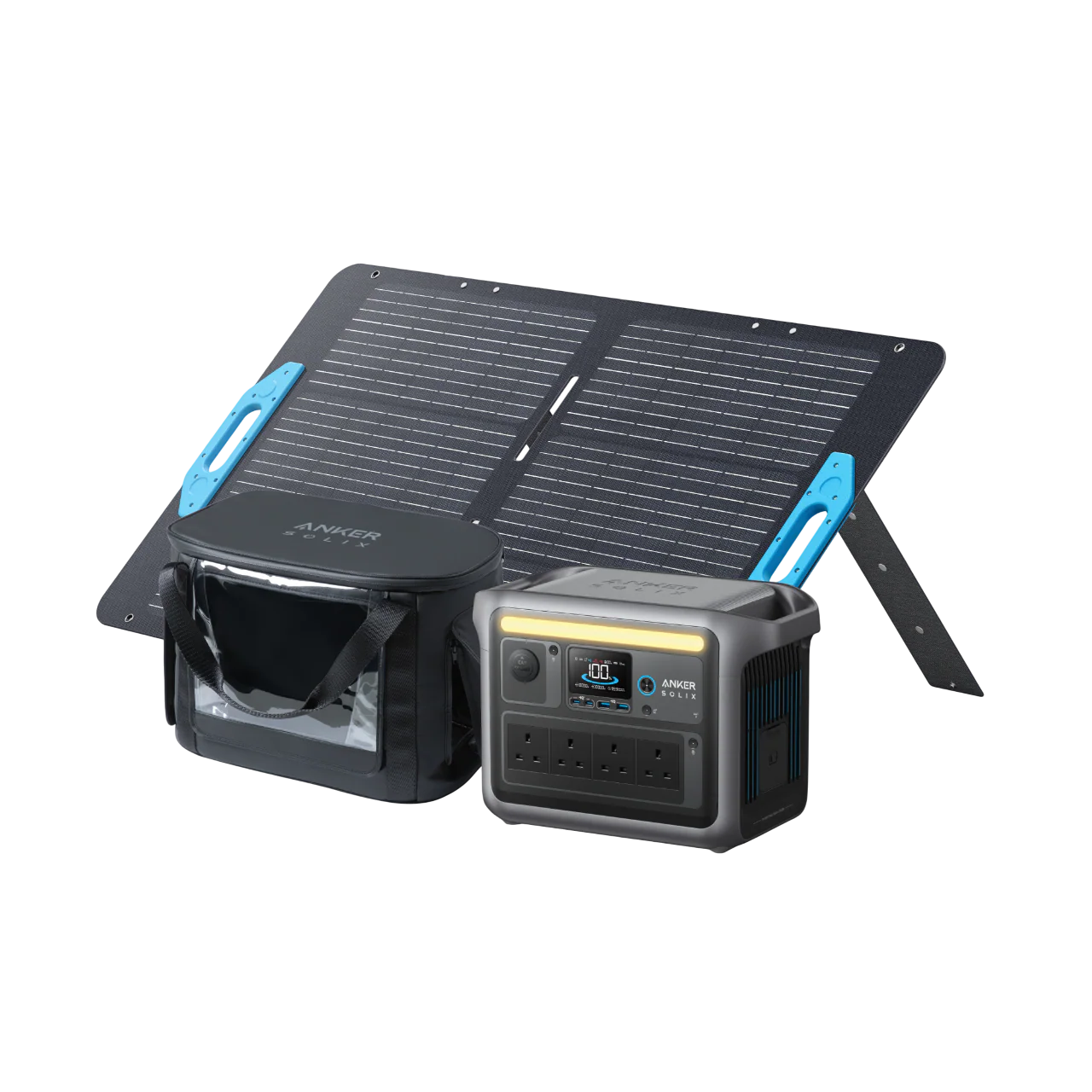 Anker 535 Solar Generator (PowerHouse 512Wh with 100W Solar Panel)