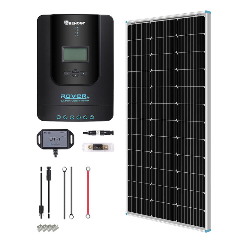 Renogy 100W 12V Monocrystalline Solar Premium Kit