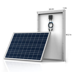 Acopower 5x 100W 12V Polycrystalline RV Solar Kit