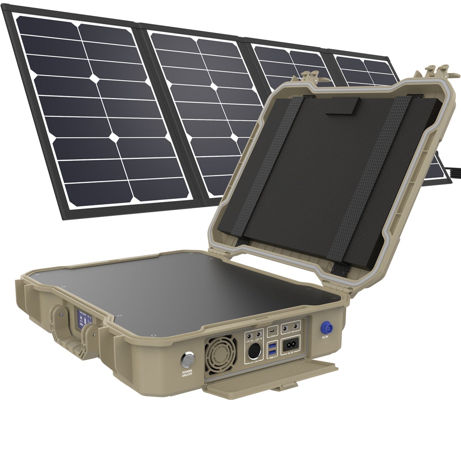 Montek X1000 1000W + 1x 80W Solar Panel Solar Generator Kit