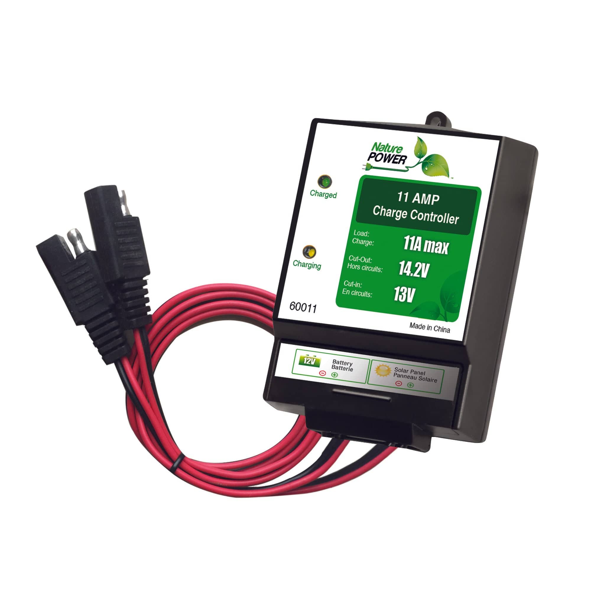 Nature Power 11 Amp Solar Charge Controller - NEGATIVE MARGIN