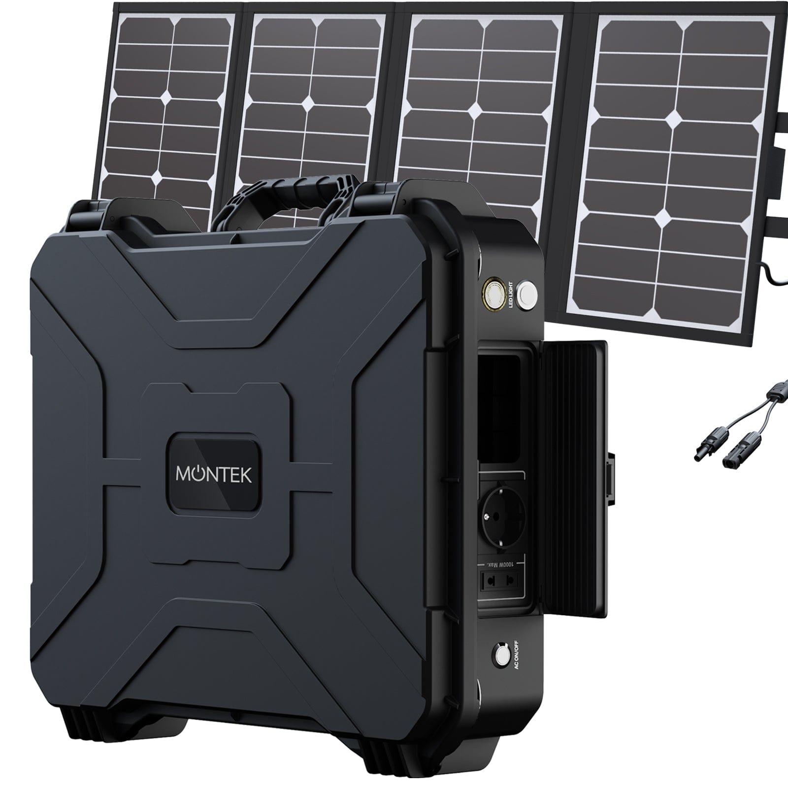 Montek X1000 1000W + 1x 80W Solar Panel Solar Generator Kit – Solar Paradise
