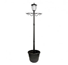 Nature Power 84” Terrace Solar Lamp Post with Planter