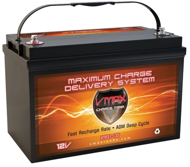 Vmaxtanks XTR31-135 12V/135Ah Xtreme AGM Deep Cycle Battery