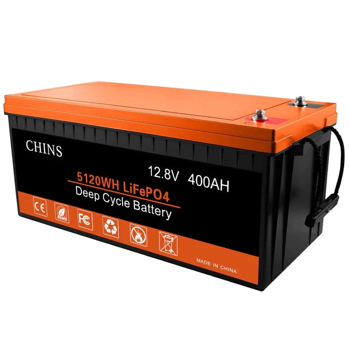  LiFePO4 Battery 12V 400Ah Lithium Battery, Built-in 250A BMS,  Lithium Ion Battery for Trolling Motor, Solar, Marine, RV Car, Camper, Home  Storage, Off-Grid System : Automotive