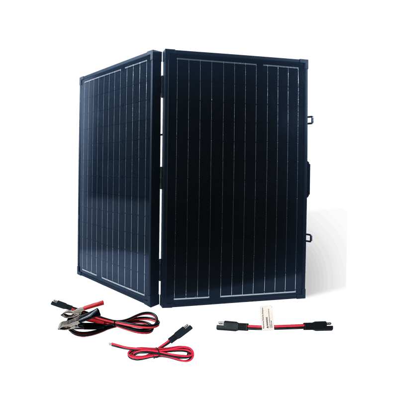 Nature Power 1x 6.67A Charge Controller + 1x 120W Briefcase Foldable Solar Panel Kit