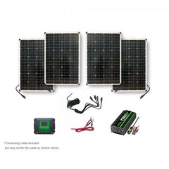 Nature Power 4x 110W Monocrystalline Solar Panel Complete kit