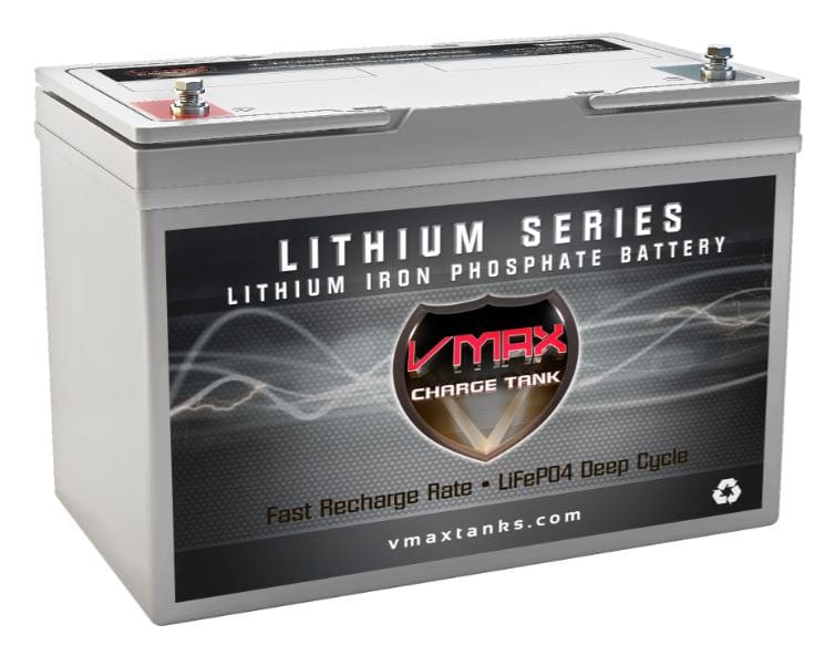 Vmaxtanks LFP27-12100 12.8V/100Ah LiFePO4 Deep Cycle Battery