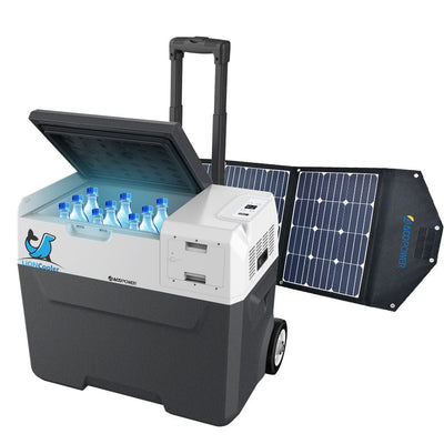 Acopower LiONCooler X40A 42 Quarts + 90W Solar Panel Portable Solar Fridge Freezer