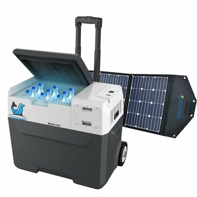 Acopower LiONCooler X40A 42 Quarts + 90W Solar Panel Portable Solar Fridge Freezer