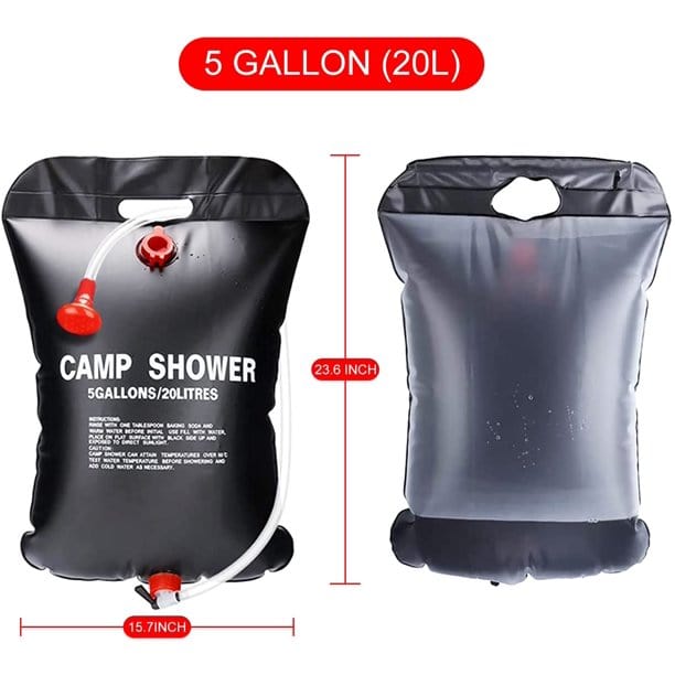 Portable Camping Shower Bag (5 Gallons)