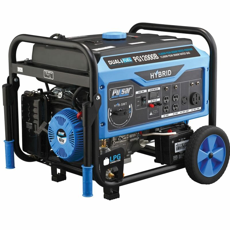 Pulsar 9500W Portable Dual Fuel Generator