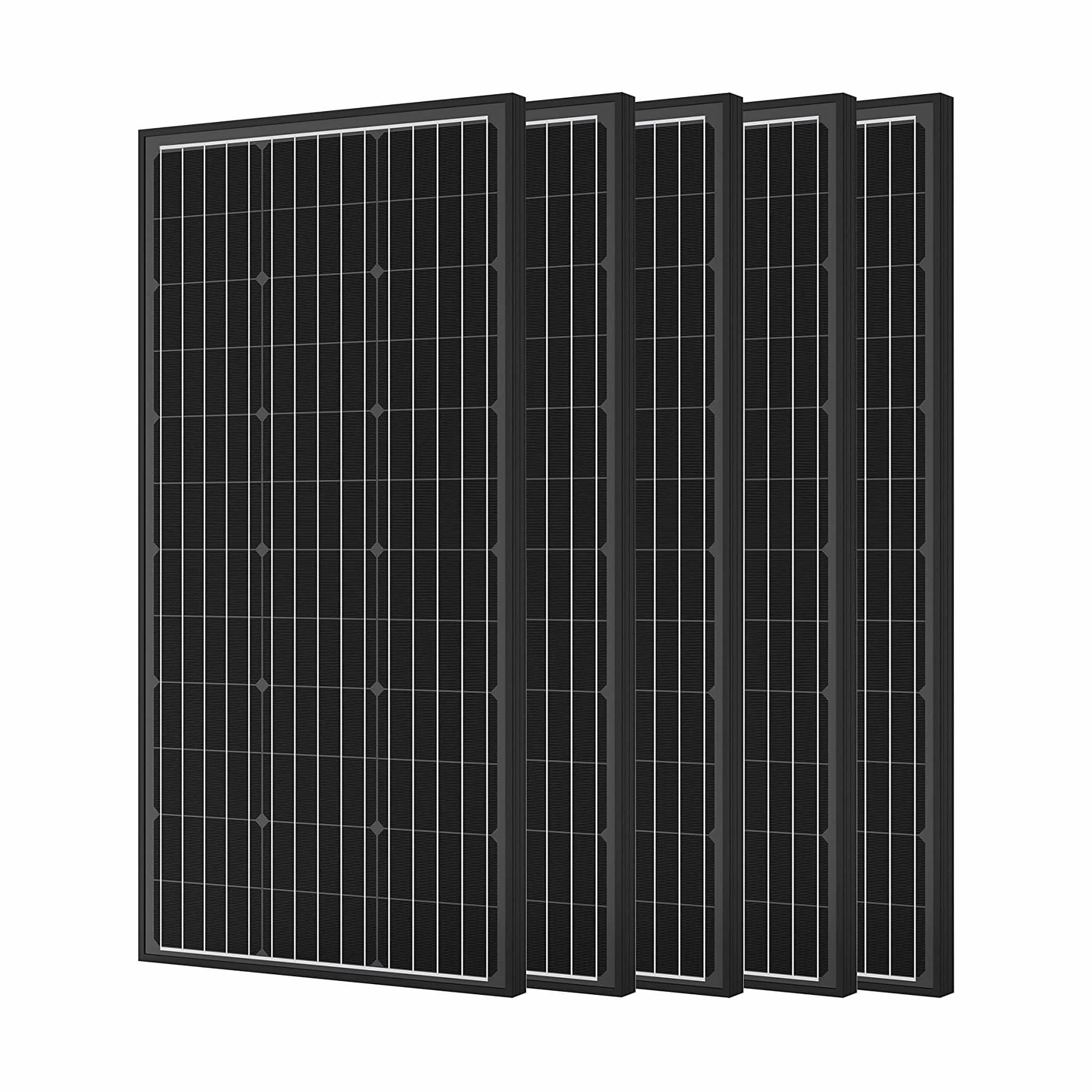 Acopower 5x 100W 12V Monocrystalline Solar Panel