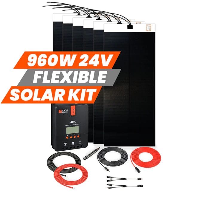 Rich Solar 6x 160W Flexible Solar Panel Kit