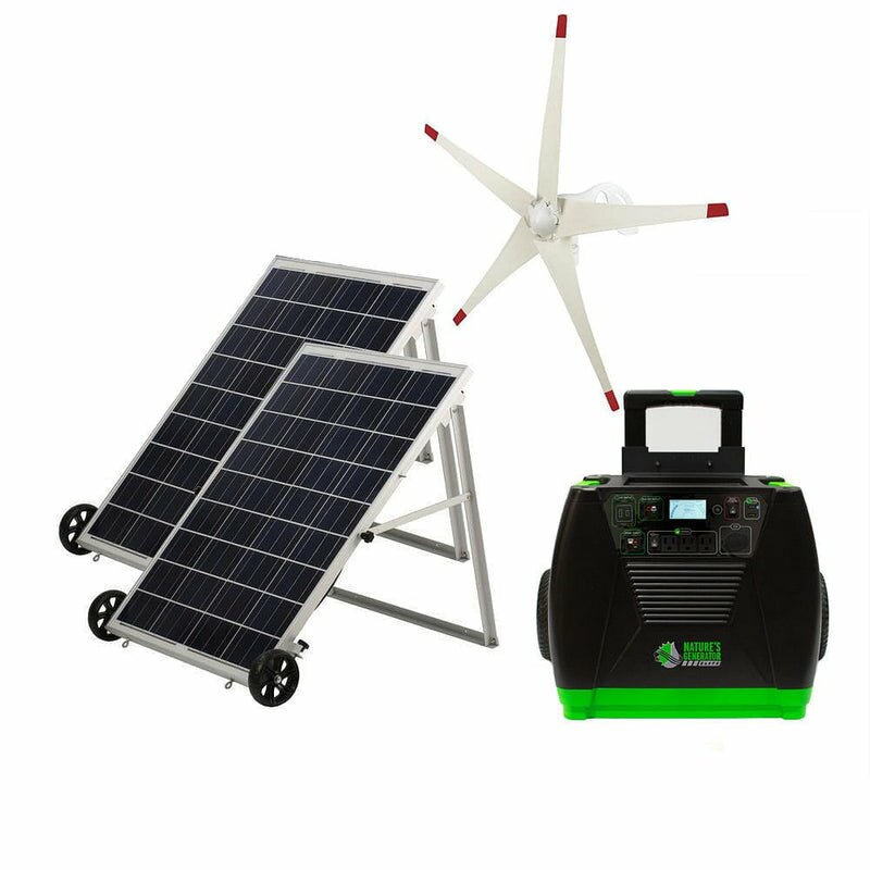 Nature's Generator Elite Gold - WE System Complete Power System With Wind Turbine Kit