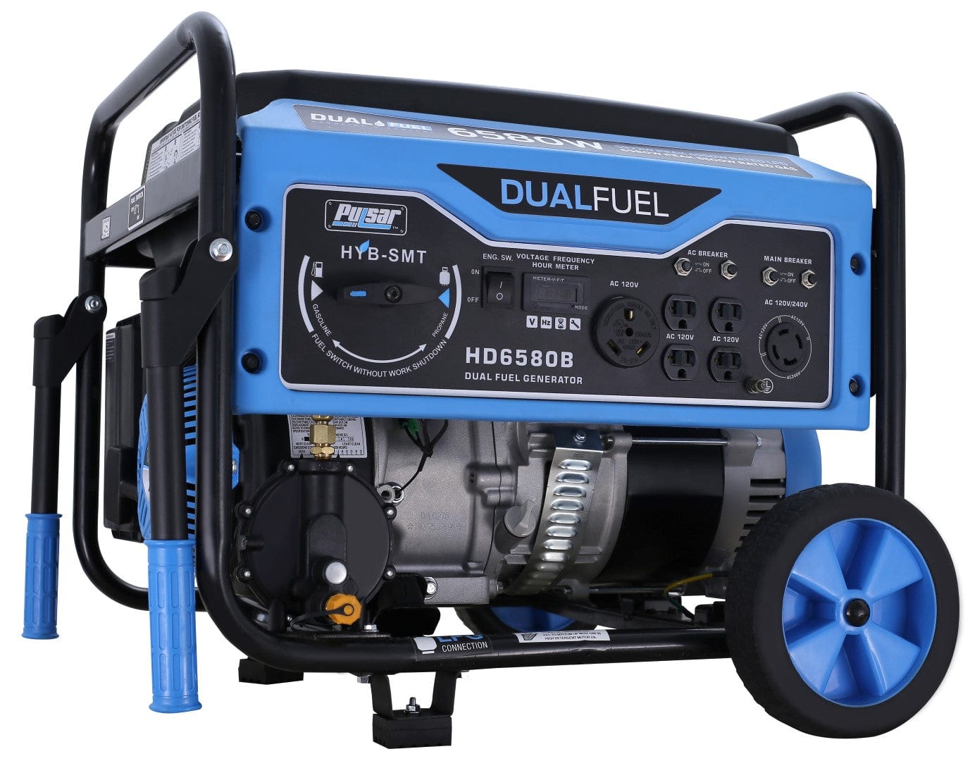 Pulsar 5500W Portable Dual Fuel Generator