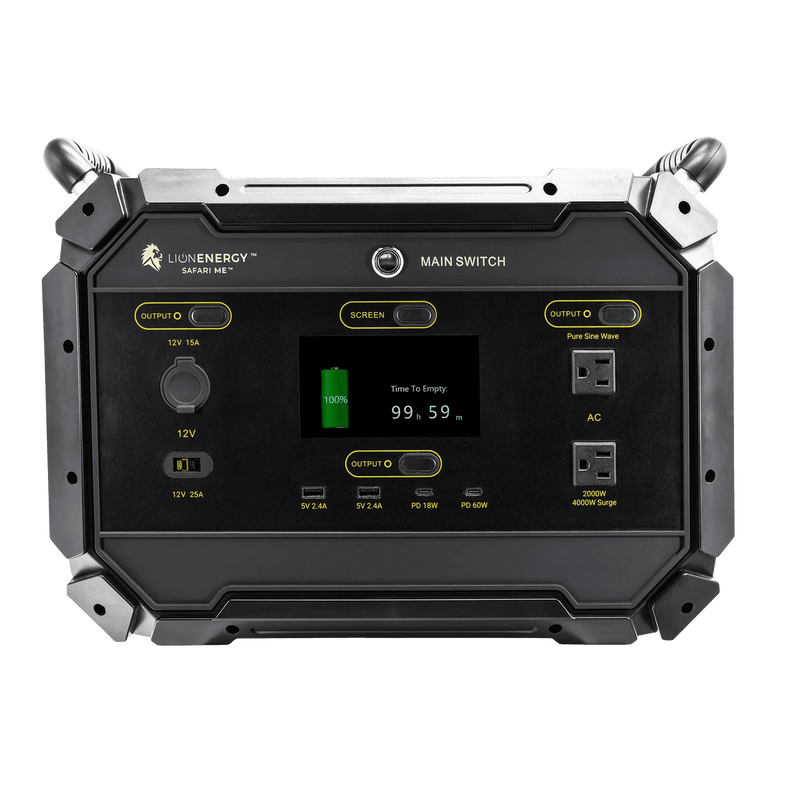 Lion Energy Safari ME 922Wh Portable Solar Generator
